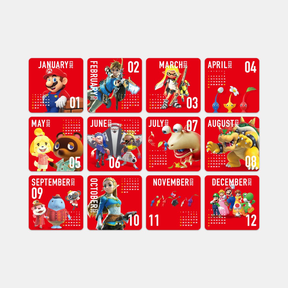 My Nintendo 2023 Desk Calendar Available to Order Now